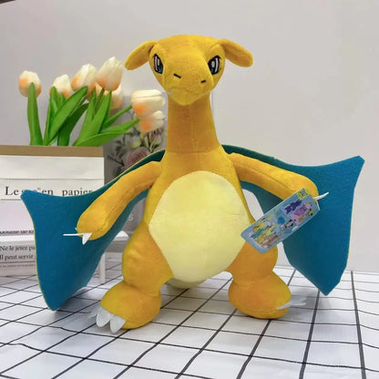 Lot de 10 peluches Pokémon Mega Charizard en peluche Dragon en peluche 23 cm