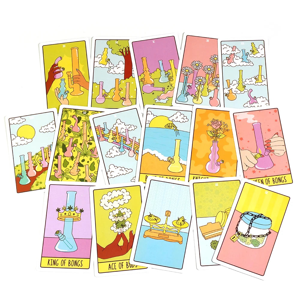 Jeu de 78 cartes de tarot en pot, version de voyage, format de poche, pour débutants, apprentissage du tarot