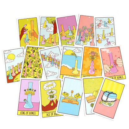 Jeu de 78 cartes de tarot en pot, version de voyage, format de poche, pour débutants, apprentissage du tarot