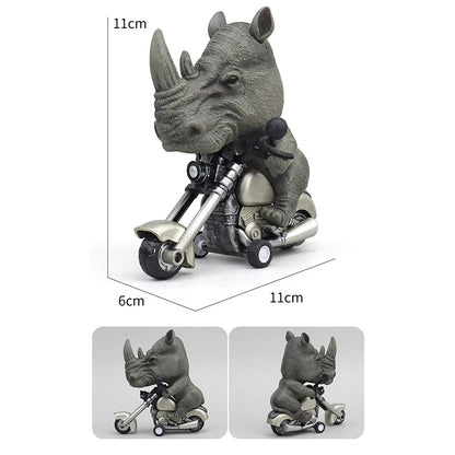 Inertia Dinosaur Motorcycle Bear Dog Hippo Shark Lion Panda Rhino Tiger Koala Elephant Animals Motorcycle Car Children Toys