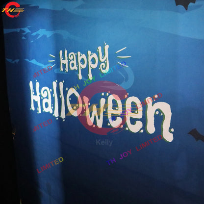 Fast Shipping 6x3m Digital Printing Halloween Inflatable Haunted Maze Spooky Inflatable Labyrinth Maze Game for Sale