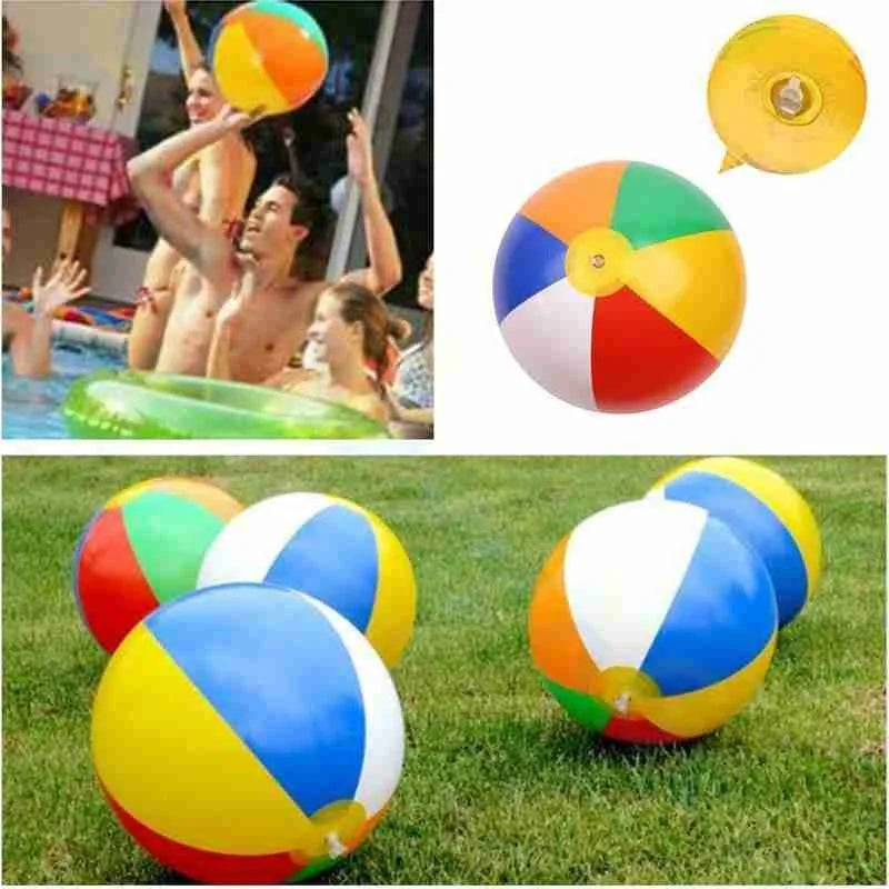 Pelota inflable de verano para piscina al aire libre, juguetes de playa, accesorios deportivos divertidos, juego de voleibol para piscina de playa, interacción entre padres e hijos