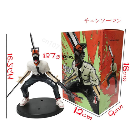 Figurine d'anime Chainsaw Man de 18 cm Power Denji Figurine d'action PVC Chainsaw Man Power Figurine PVC Collection adulte Modèle poupée jouets