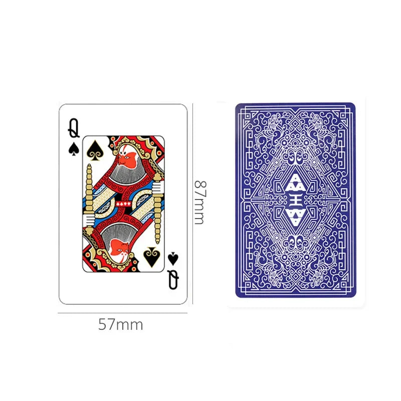 Nouvelles cartes à jouer de l'opéra de Pékin chinois Culture traditionnelle chinoise Nouveau modèle Cartes à jouer pour adultes 57*87mm Accessoires de jeu de table amusants