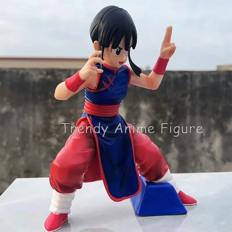 Dragon Ball Action Figure EX Chichi Figurine 17cm Tenkaichi Budokai Combat Posture Collectible Doll Son Goku's Wife Model Toys