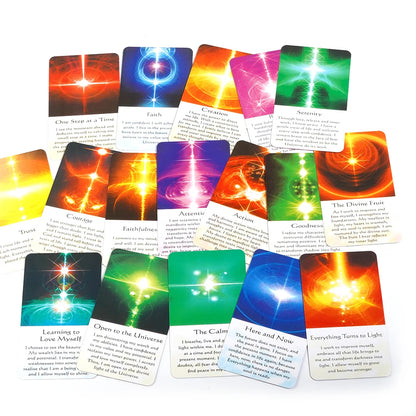 Cartes Oracle d'Énergie de Guérison 54pcs Cartes Jeu de Tarot Sagesse de la Sorcière Divine Tarot pour Débutants Apprentissage des Cartes de Tarot pour Débutants