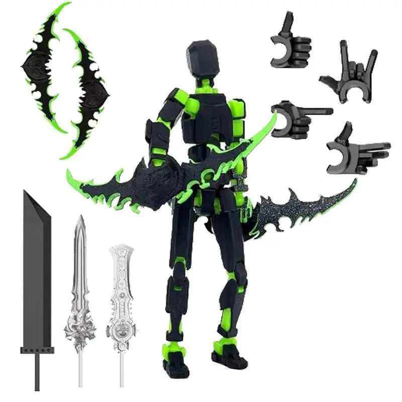 Figurines d'action Titan 13 Figurine Titan13 imprimée en 3D Figurine mobile multi-articulée Luckys 13 Figurine d'action Nova 13 Mannequins