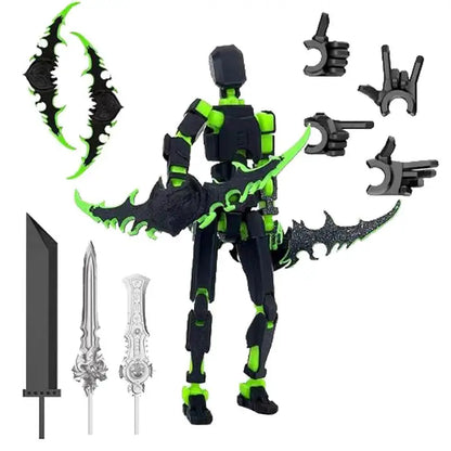 Figurines d'action Titan 13 Figurine Titan13 imprimée en 3D Figurine mobile multi-articulée Luckys 13 Figurine d'action Nova 13 Mannequins