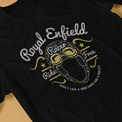 Camiseta especial Royal Enfields Cafe Racer Una de las camisetas casuales de motocicletas retro británicas Lo último para hombres y mujeres