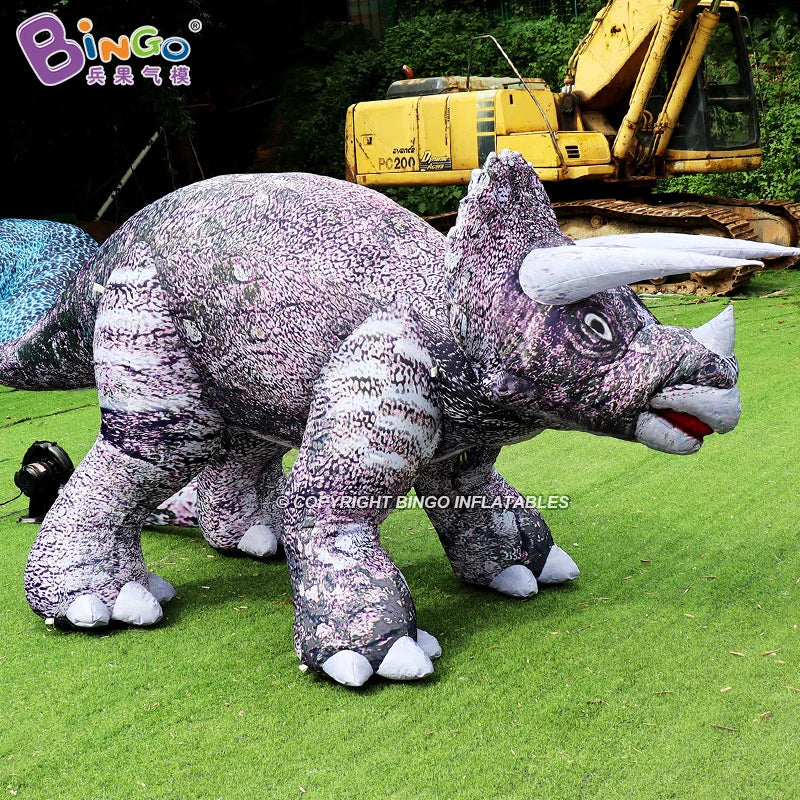 Jurassic Theme Giant Inflatable Dinosaur Balloon Replica 3m Length For Children Park Yard Event Decoration Toys