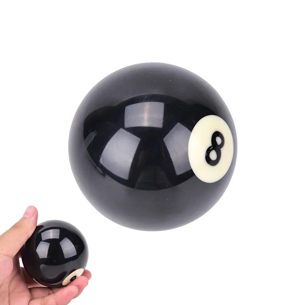 1 boule de billard 52,5/57,2 mm standard/cristal noir 8 boules de billard de remplacement pour entraînement de billard en résine