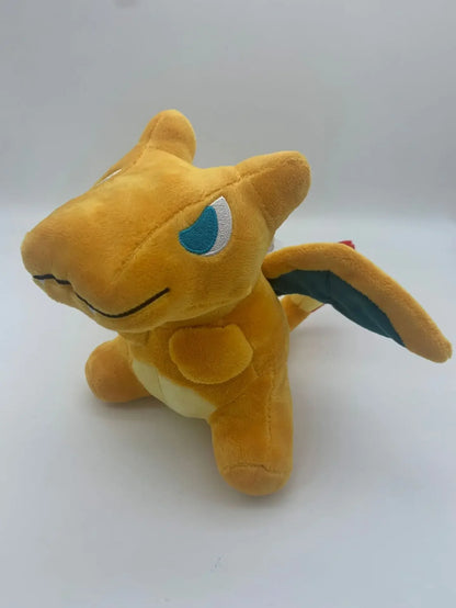 Lot de 10 peluches Pokémon Mega Charizard 20 cm Evolution X&amp;Y Charizard en peluche, poupée en peluche douce, cadeau de Noël