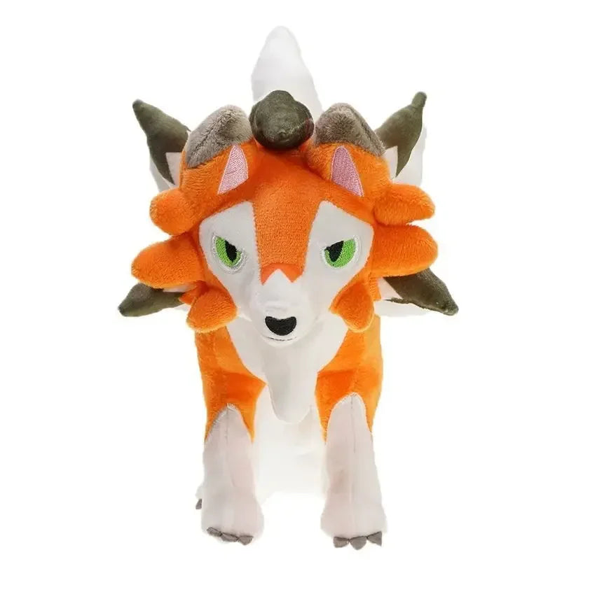 5pcs/lot Pokemon Lycanroc Plush 25CM  Toy Anime Werewolf Doll Stuffed Toys Birthday Gifts