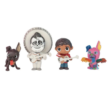 8 piezas/set de figuras de acción de la película Pixars COCO, juguetes en miniatura de dibujos animados, modelo de anime para niños, regalos de cumpleaños divertidos, decoración de escritorio