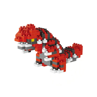 Pokémon Petits Blocs Nanoblock Charizard Kyogre Groudon Rayquaza Modèle Éducation Graphique Jouets pour Enfants Cadeau d'Anniversaire Jouets