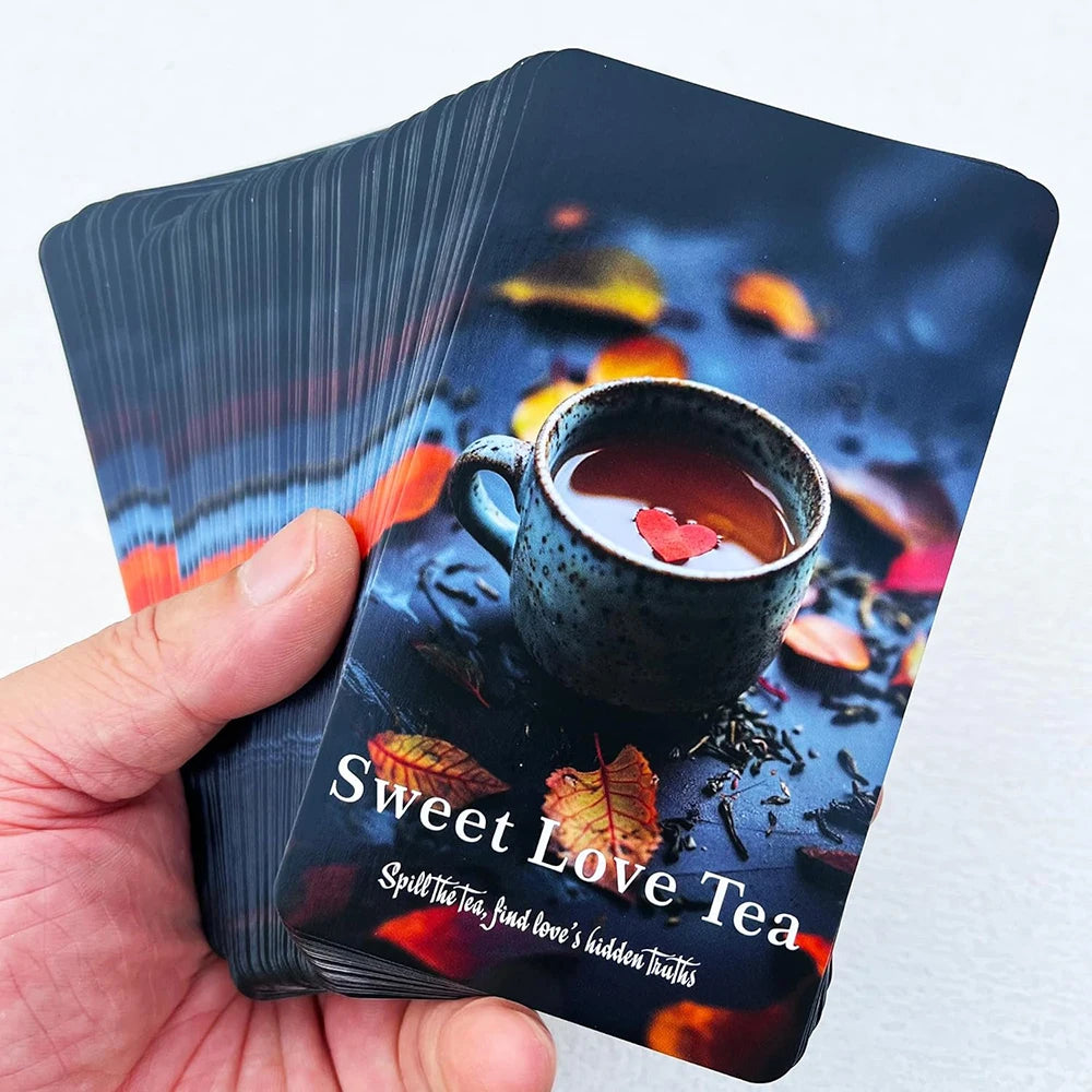 Sweet Love Tea Oracle Cards, Tarot Deck,  Keywords English Taro,  Divination Fortune Telling Toys