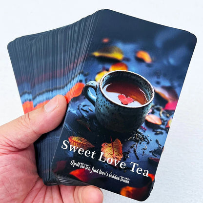 Sweet Love Tea Oracle Cards, Tarot Deck,  Keywords English Taro,  Divination Fortune Telling Toys