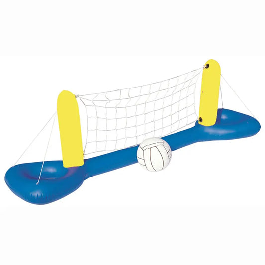 Juego de red de voleibol acuático de juguete para niños y adultos, piscina inflable flotante para jugar en el agua en verano