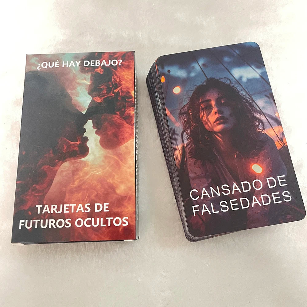 Baraja de tarot española, cartas del oráculo en español, tamaño 12 x 7 cm, juguetes de adivinación, baraja de adivinación profética, taro para principiantes