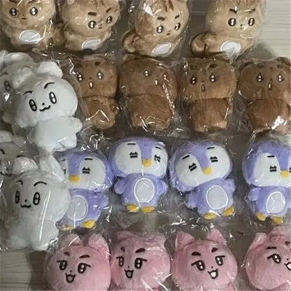 Porte-clés en peluche Kpop Cartoon Soobin YEONJUN, même style Q, Mini BEOMGYU TAEHYUN, porte-clés, pendentifs de sac, accessoires