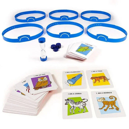 Jeu de société amusant pour enfants, jeu de devinettes, jeux de société en famille, interaction parent-enfant, jeu de société éducatif, jouets, cadeaux