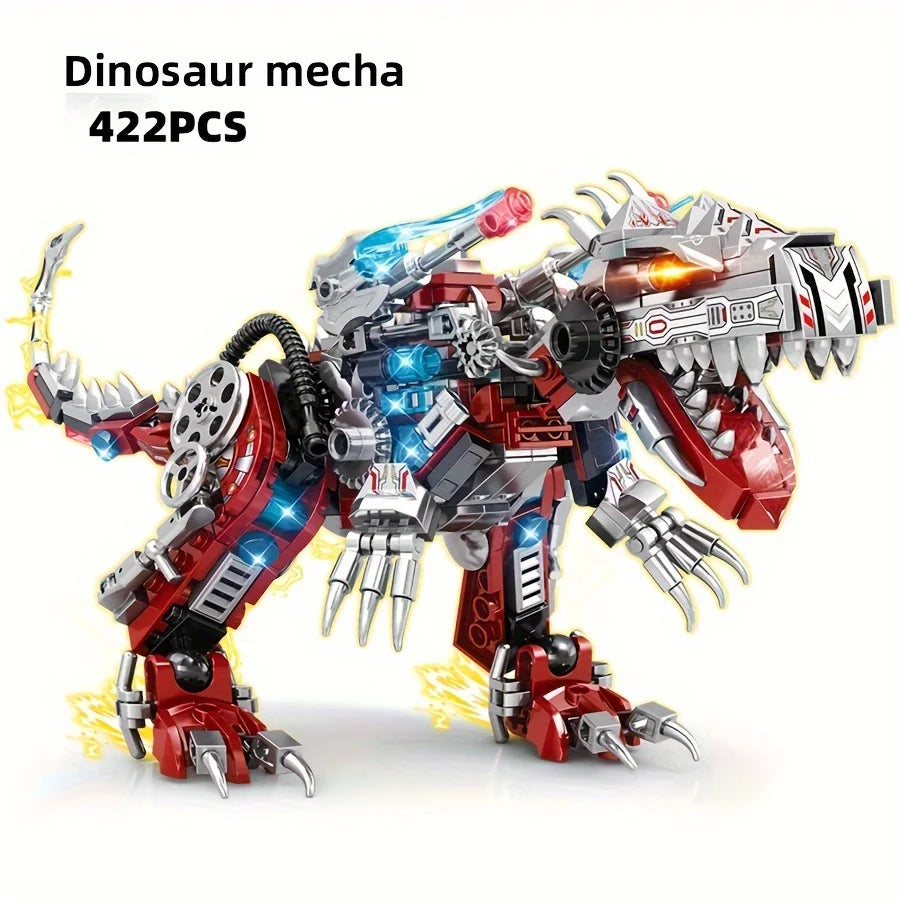 Nouveau 2 en 1 Jurassic mécanique Indominus Rex dinosaure monde modèle Mech blocs de construction Dino Park briques enfants garçons jouet cadeaux