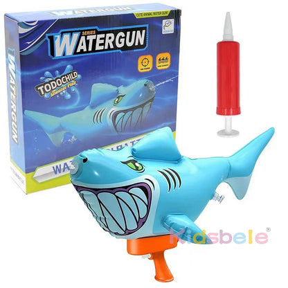 Pistolet à eau SharkWater pour enfants, super pistolet à eau, jouet gonflable à grande capacité et longue portée pour l'été