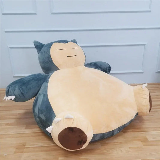 Pokémon Grande Taille Anime Doux Animal Snorlax Poupée En Peluche 63" Jouets Oreiller Lit Seulement Couverture Cadeau