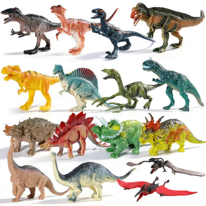 Figurines d'action de dinosaures du Jurassique de simulation Dino Park Carnotaurus Ankylosaurus Tyrannosaurus Rex modèle décoration jouets enfants cadeau