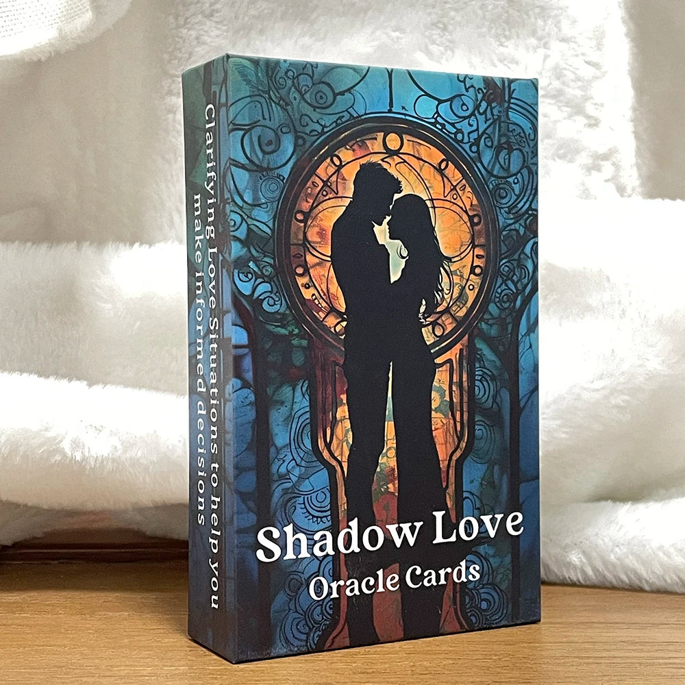 Baraja de oráculo Shadow Love, relaciones amorosas, mensajes de amor, cartas de oráculo de autorreflexión reveladora para principiantes, cartas del tarot