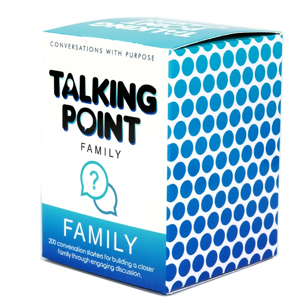 Talking Points Cards Family Pack Family Party Game Meaningful Talk Great For Dinner Conversation Cards Family Game