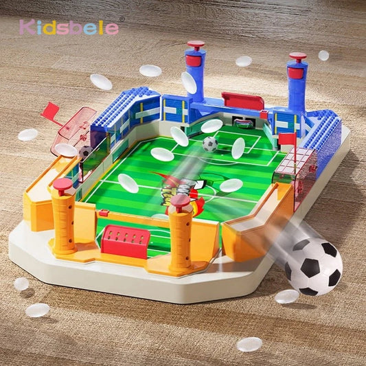 Juego de mesa de fútbol para 2 jugadores, juego de fútbol, ​​tiro, divertido juego portátil para interiores y exteriores, reuniones familiares, recuerdo de fiesta