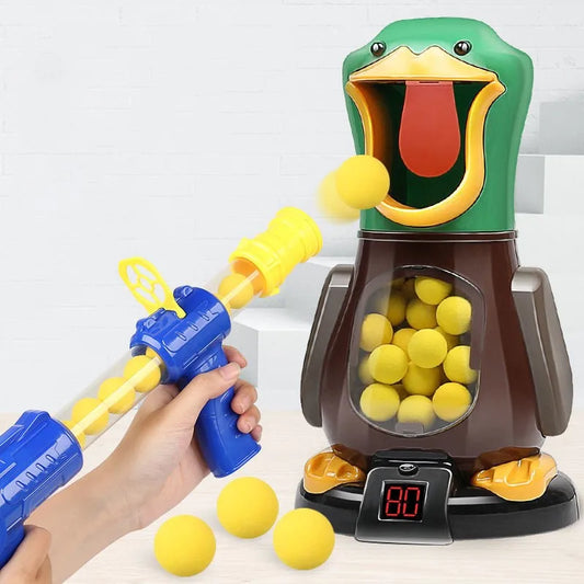 Jouets de canard de tir affamé 98K pistolet à air comprimé balle souple jeux de bataille de notation de balle avec lumière peut marcher pistolet cadeaux pour enfants