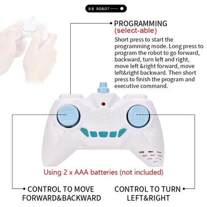 Voiture robot 2,4 G RC avec détection de geste sonore, induction, jouet électrique intelligent programmable, télécommande, robot pour garçon et fille, cadeau