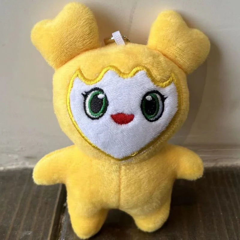 Lovelys Plush Jouet en peluche coréen Super Star Animal de dessin animé TWICE Momo Doll Porte-clés Pendentif Porte-clés Peluche Jouet pour les fans ONCE Girls