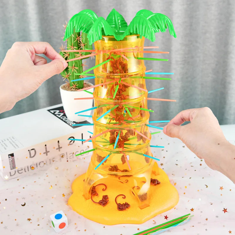 Funny Monkey Climbing Tree Game Toy Intelligence Climbing Toys Desktop Party Game Toys Parenting Birthday gift For Kid sport toy