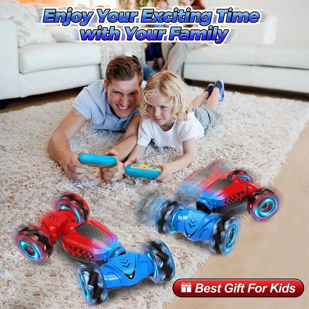 Voitures RC 2.4G Télécommande Véhicule Tout-Terrain 4 Roues Motrices Drift RC Stunt Cars Jouets Électroniques Pour Enfants Cadeau D'anniversaire