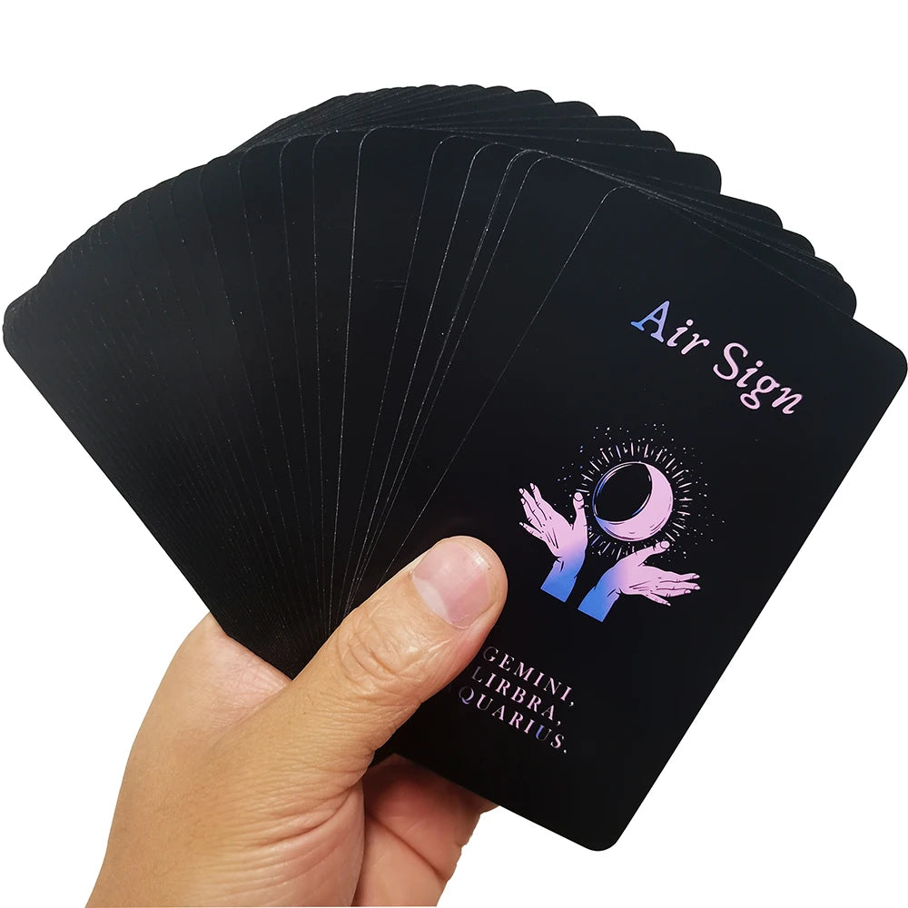 Jeu de tarot Cosmic Insights, cartes de tarot de l'amour pour débutants, prophétie, 12 x 7 cm, 40 cartes, tarot divinatoire dans une boîte