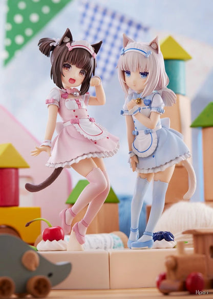 Figurine d'anime NEKOPARA 18 cm Kawaii Girl Chocola Figurine d'action mignonne femme de chambre vanille Figurine PVC Collection modèle poupée jouets cadeaux