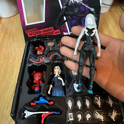 Figurines d'action SV Action Gwen Stacy Collection Sentinel Spider Gwen Marvel Spider-Man Into the Spider Verse Figurines Modèle Jouets