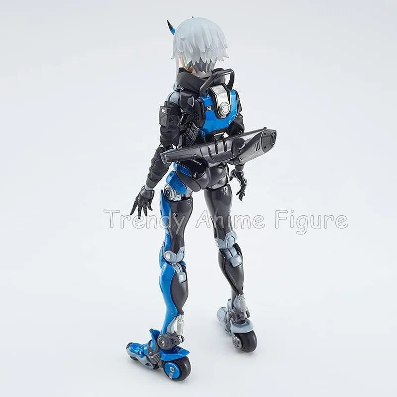 Sentinel MOTORED CYBORG RUNNER TECHNO AZUR Figurine d'action MANDARIN SURF Figurine PVC Sv Action Collection Modèle Jouet Cadeaux pour enfants