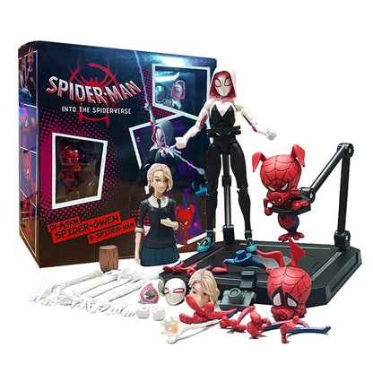 Figurines d'action SV Action Gwen Stacy Collection Sentinel Spider Gwen Marvel Spider-Man Into the Spider Verse Figurines Modèle Jouets