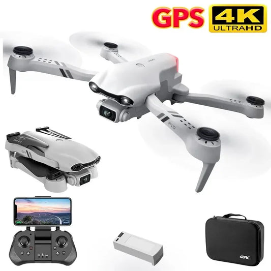 Drone profesional con cámara dual 4K HD, GPS, 5G, WIFI, gran angular, FPV, transmisión en tiempo real, distancia RC de 2 km