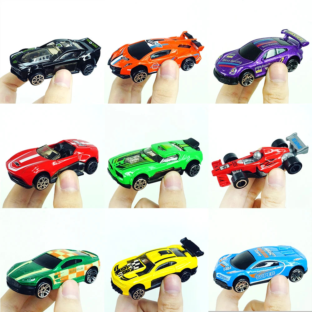 City Alloy Car 1:64 Sports Mini Racing Collection Slide Vehicle Toy Diecast Model Accessory Boy Kids Toys Car Birthday Gift