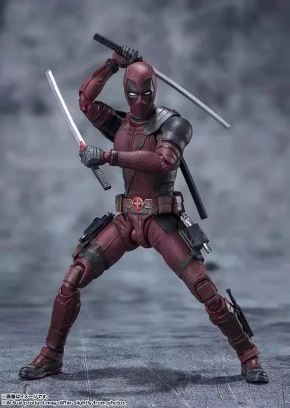 Figurine articulée mobile SHF X-MAN DeadPool de haute qualité