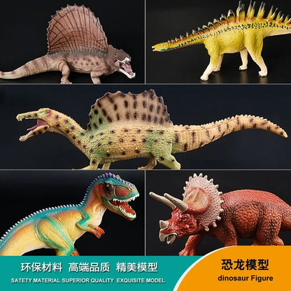 Modèle de dinosaure simulé jouet jurassique Pterodactylosaurus Triceratops Archaeopteryx Brachiosaurus Jouet de dinosaure pour enfants ornement