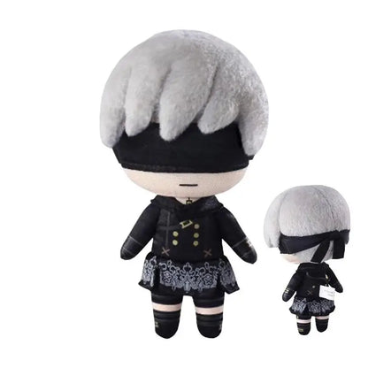 23CM NieR:Automata SQUARE ENIX Anime 2B 9S Anime Juego Película Dibujos animados Juguetes Peluche Animal Navidad Muñeco de dibujos animados Regalo