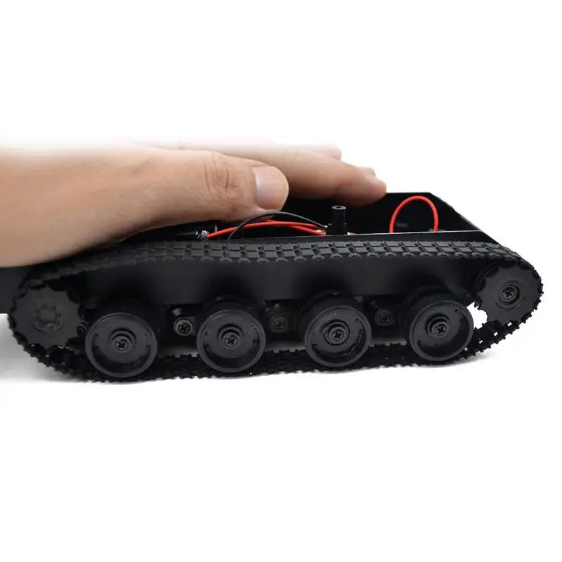 Kit de chasis de coche robot inteligente con tanque RC de 3 V a 7 V, oruga de goma para Arduino SCM 130, juguetes robot de bricolaje para niños