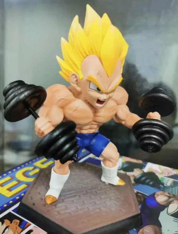 Dragon Ball Vegeta Bodybuilding muscle  Ver. PVC Action Figure Model Toy 17cm