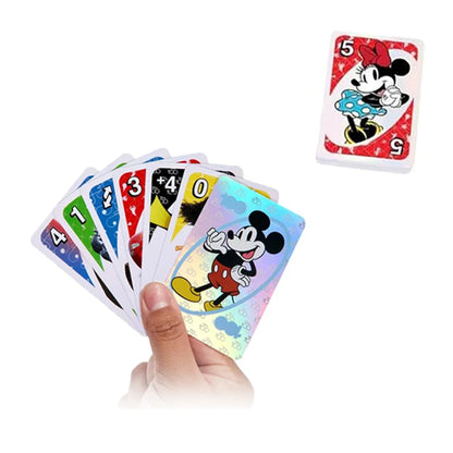 Jeux Mattel UNO Disney 100! Jeu de cartes multijoueur Jeu de cartes UNO Jeux de société en famille Jouets Jouets pour enfants Cartes à jouer